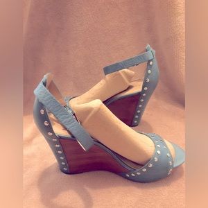 Leather Wedge Sandal